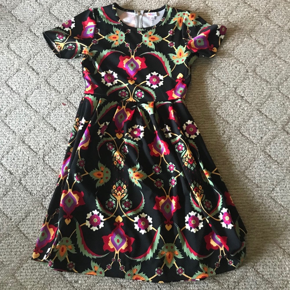 LuLaRoe Floral Print Amelia